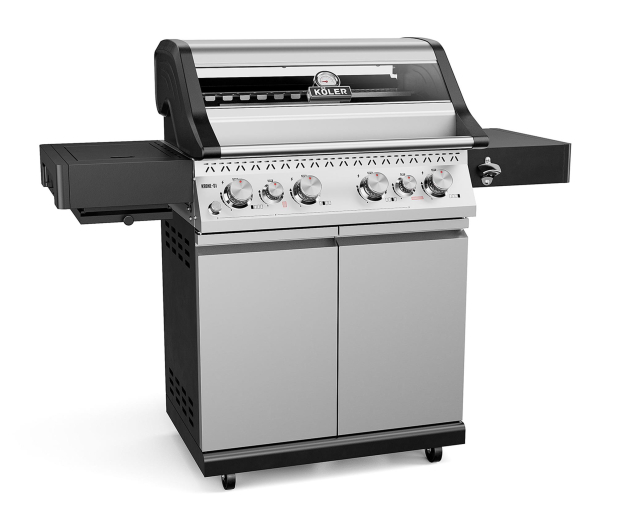 KOLER Grill ogrodowy S1 srebrny - 1532854 - zdjęcie
